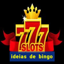 ideias de bingo para o natal